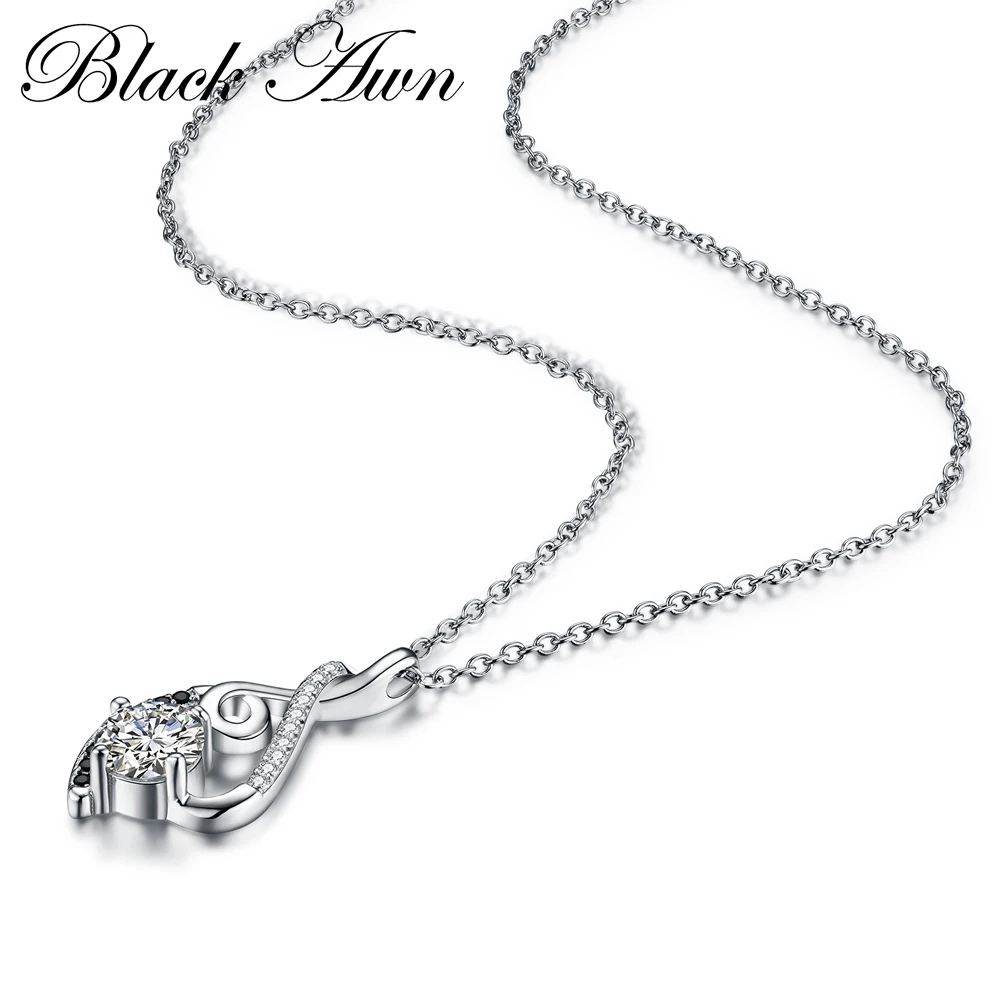 Женское ожерелье из серебра 100% пробы P081|jewelry necklace pendants|jewelry pendantjewelry black |