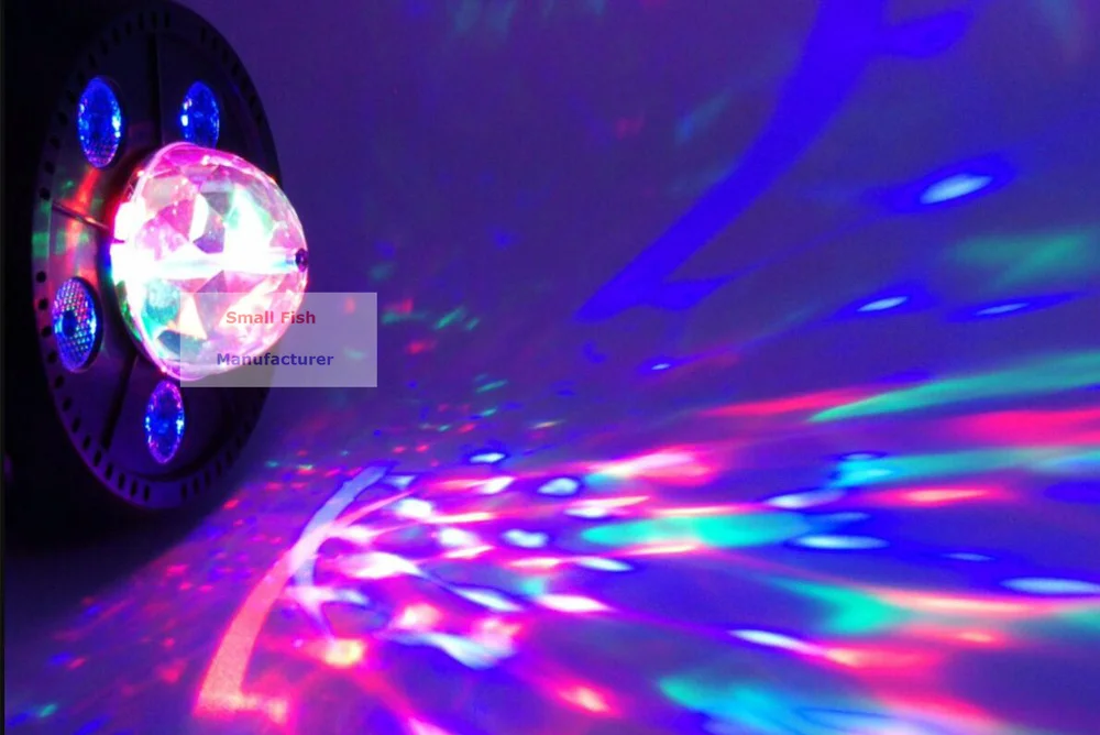 Светодиодный сценический светильник 10XLot RGB Хрустальный Волшебный шар лампочка