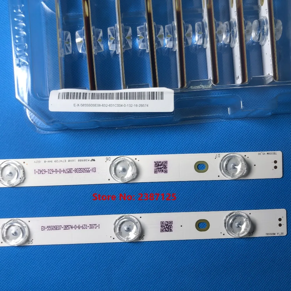 Светодиодные ленты LB55070 550TV01 V4 550TV02 для TX 55DX650B 55DX650E TH 55DX650M 55DXW654 55Ds500E 55Ds503E