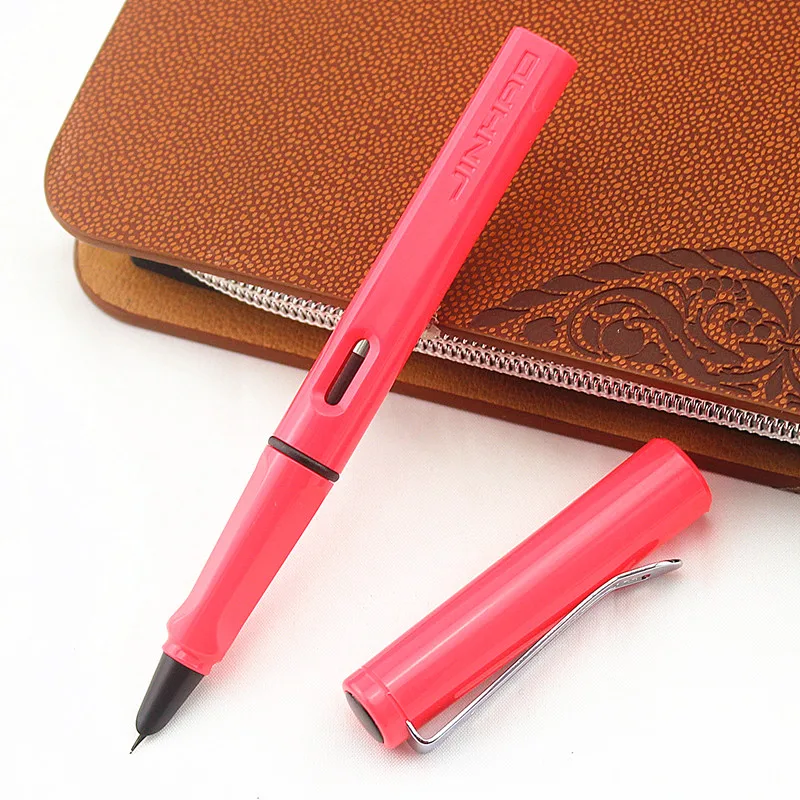 Розовая перьевая ручка jinhao 0 38/0 8 Iraurita nib роскошная каллиграфическая подарок для