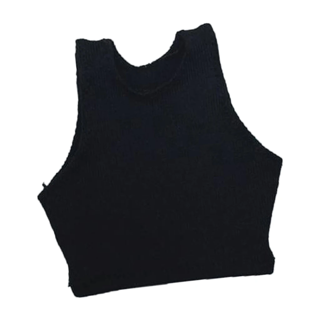 

1/6 Scale Female Soldier Black Vest Weskit Clothing for 12'' Action Figures