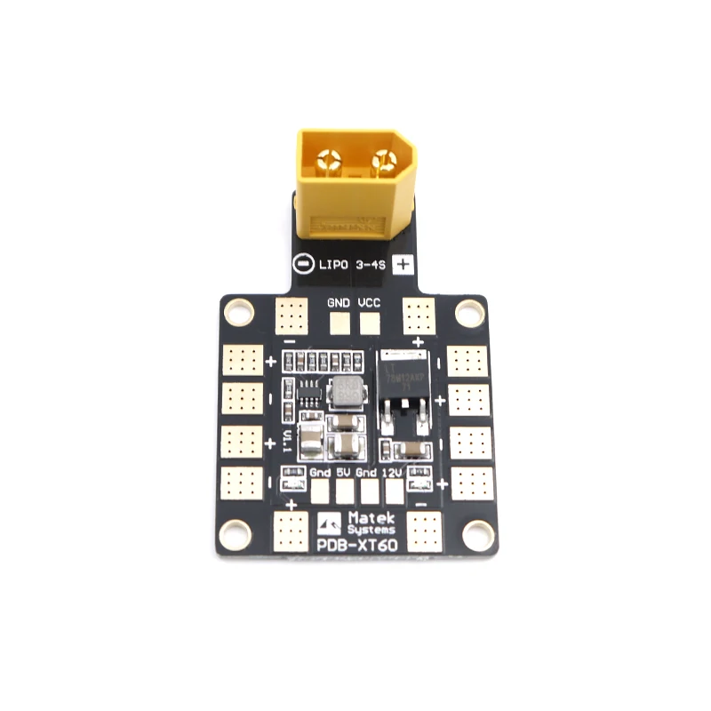 Matek PDB XT60 W/ BEC 5V &amp 12V 2oz Медный для радиоуправляемого вертолета квадрокоптера