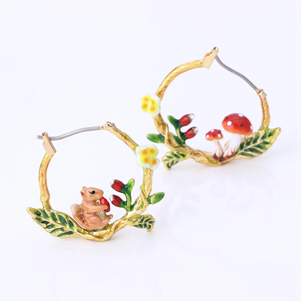 Hoop earrings MISHA, Роскошные Ювелирные наборы для женщин, ожерелье, серьги-гвоздики, клипсы, серьги-кольца для женщин, браслет, подвески, высокое качество - Окраска металла: Hoop earrings