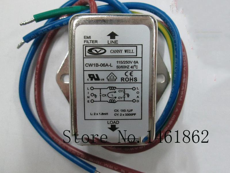 

CW1B-6A-L EMI power supply filter purifier Electrical Equipment Electrical Equipment Supplies Power Adapters
