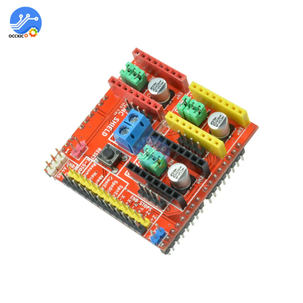 Плата расширения A4988 плата для шагового двигателя V2.0 3D принтера Arduino | Электроника