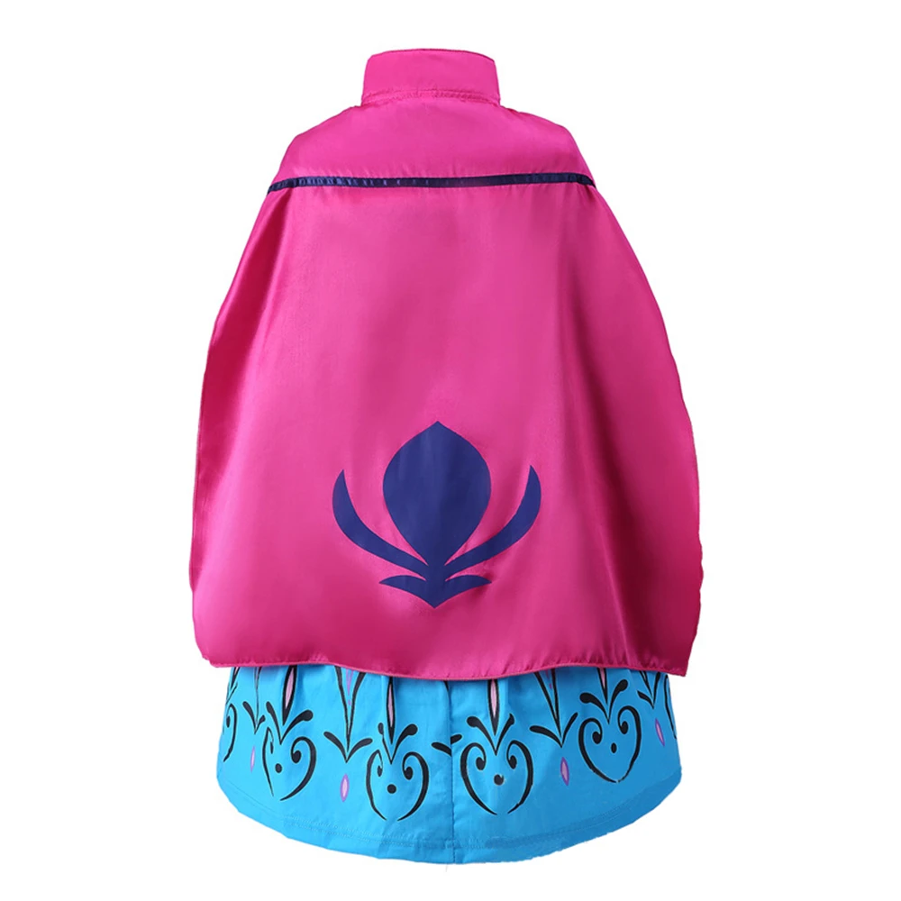 Fantasia Elsa Coronation Costume Christmas Anna Dress for Girls Disguise Child Snow Queen Carnival Elza Frocks | Детская одежда и