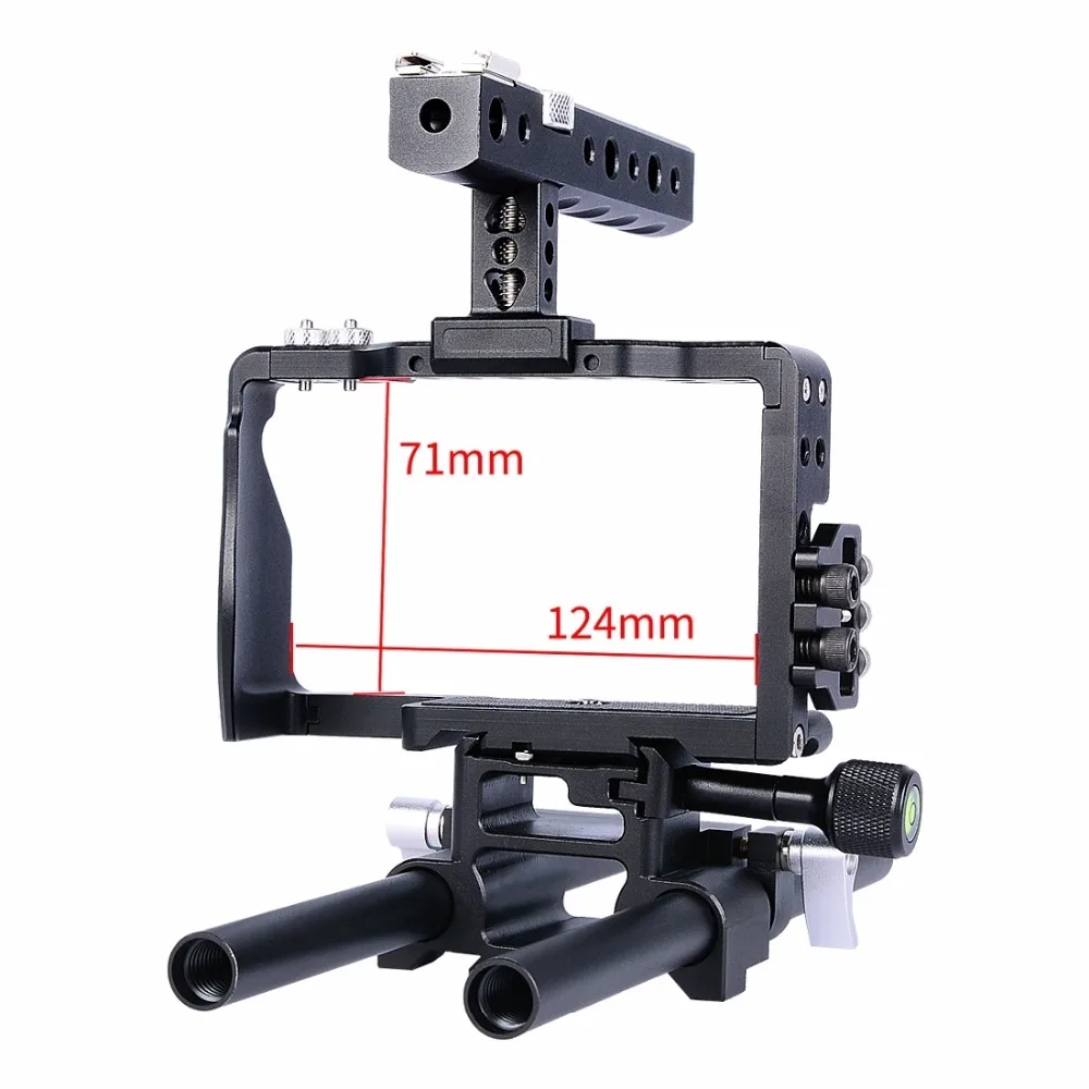 Yelangu ручной видео Камера Steadicam Стабилизатор DLSR Клетки для камеры Алюминий сплава