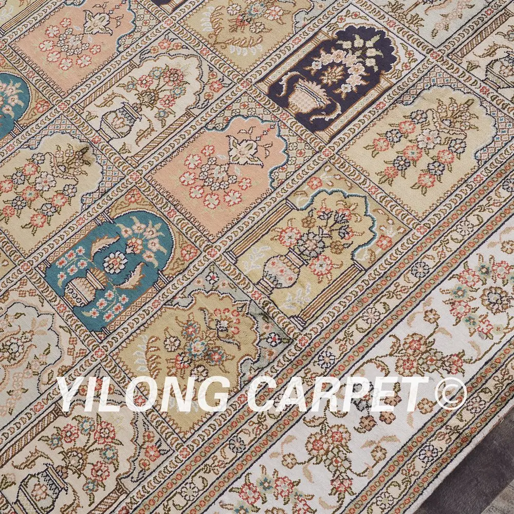 YILONG 5 'x 8' классические четырехсезонные Восточные ручной работы carpetтурция с