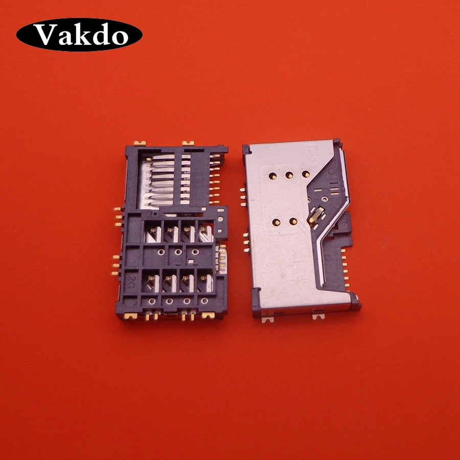 2 шт./лот абсолютно для FLY IQ4403 IQ 4403 IQ4411 4411 считыватель sim-карт Разъем Держатель модуль слот лотка