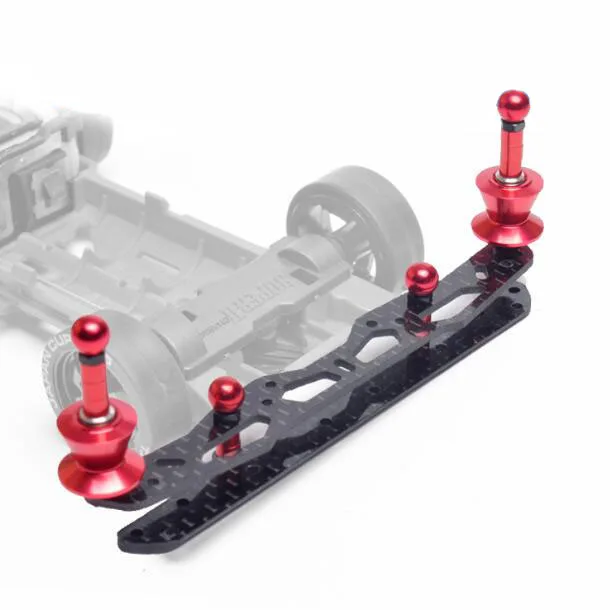 Комплект алюминиевых направляющих роликов для Tamiya Mini 4WD комплект передних 1 |