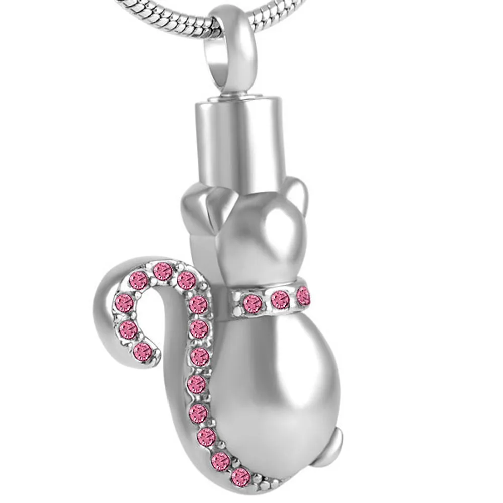 IJD8565 женское ожерелье из нержавеющей стали в виде кошачьей золы|charm pendant|jewelry