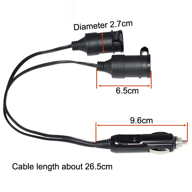 Адаптер для автомобильного прикуривателя 1 2 дюйма 12 В 24 В|car cigarette lighter|car lighter