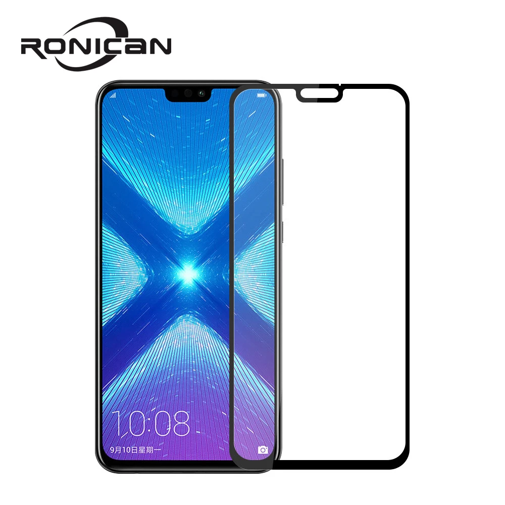 

For Huawei Honor 8X Tempered Glass Full Cover Screen Protector for huawei honor 8x Glass Tempered Protective Film Cover Case