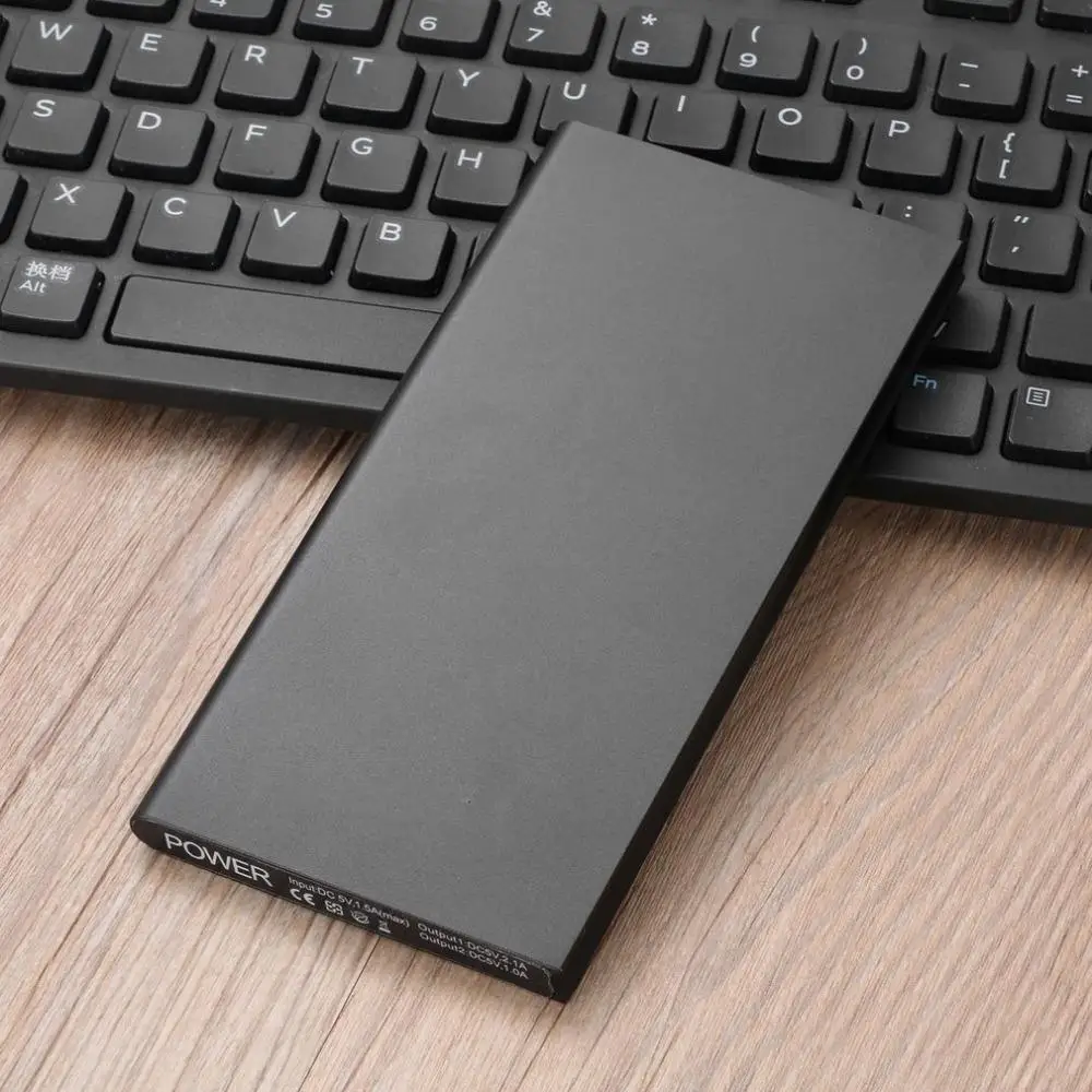 10000 мАч Зарядное устройство Quick Charge 3 0 двухстороннее USB Dual для Xiaomi iPhone X Note 8