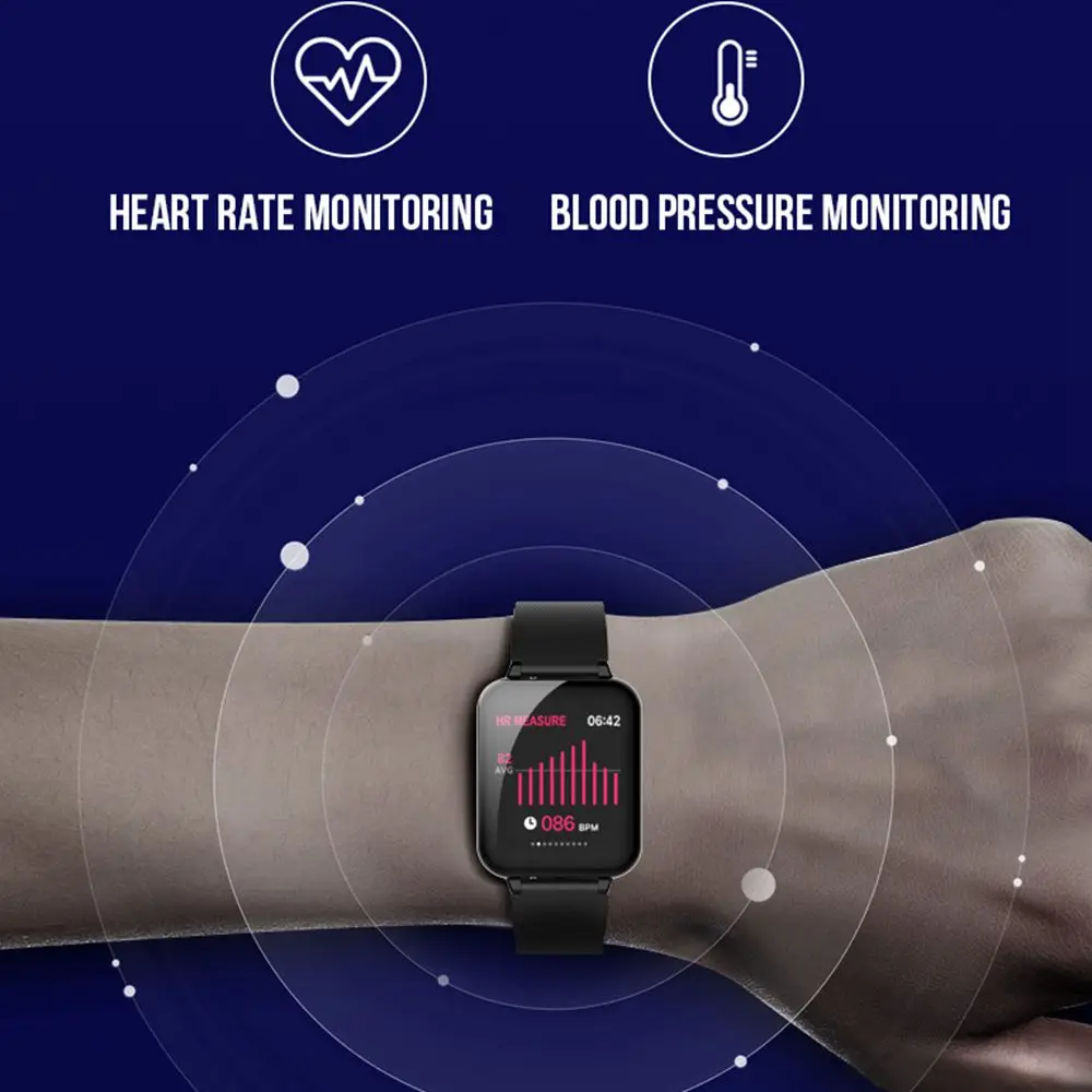 Умные часы для мужчин и женщин Apple Watch Android Phone монитор сердечного ритма умный