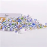 50 шт./лот 10 мм Цветок глазурь керамическая бусины Серьги с круглым камнем распорка свободные бусины для ювелирных изделий материал для ожерелья, браслета DIY Поиск