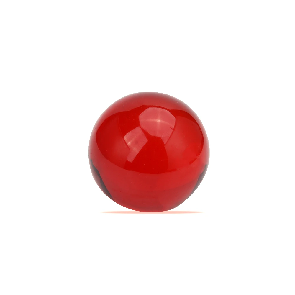 40 мм 5 шт красный цвет фэншуй хрустальный стеклянный шар для