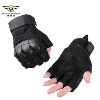 tactical gloves military army combat fingerless airsoft shooting paintball bicycle gear hard carbon knuckle half finger gloves