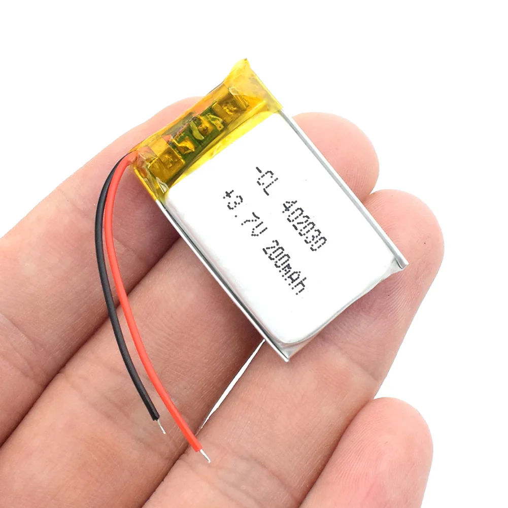 3 7 V 200mAh литий полимерная аккумуляторная батарея 402030 Li Ion Lipo для Bluetooth GPS MP3 MP4