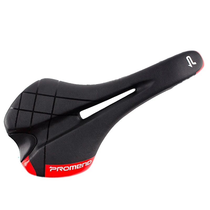 black red Велосипедное дышащее седло MTB дорожный велосипед мягкие седла горный велосипед гоночный из искусственной кожи полые подушки аксессуары Запчасти - Цвет: black red