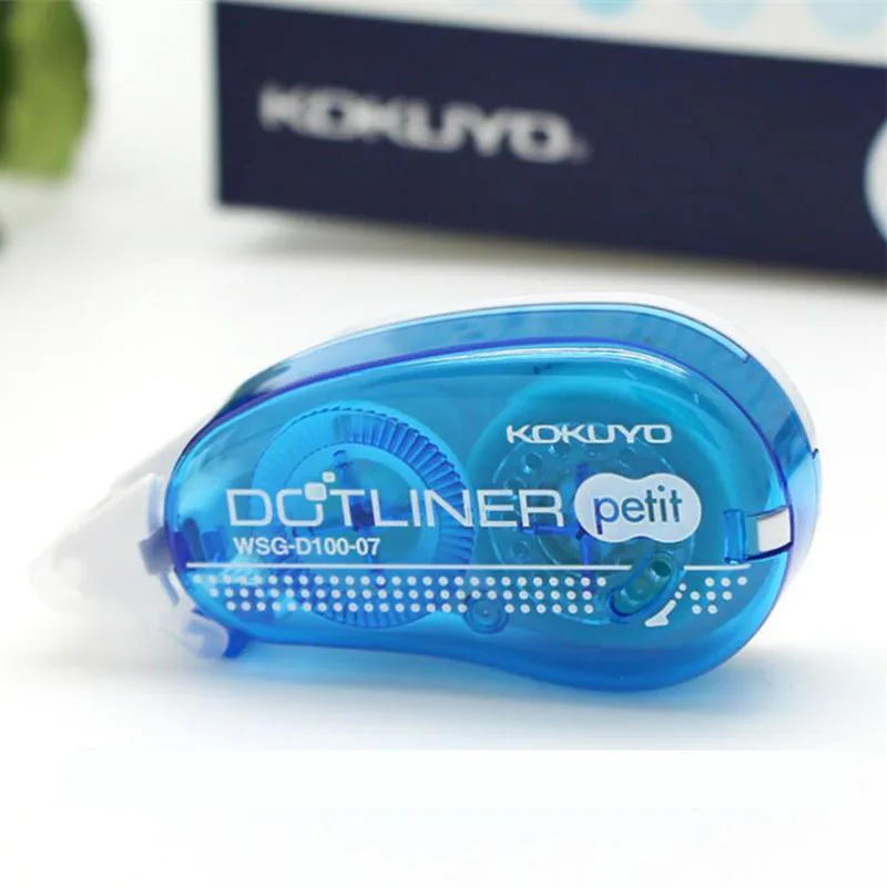 2 шт. Kokuyo Dot Glue D100 мини Dot дозирование Financial двусторонняя клейкая лента для рук клейкая лента детская Студенческая Подарочная канцелярская