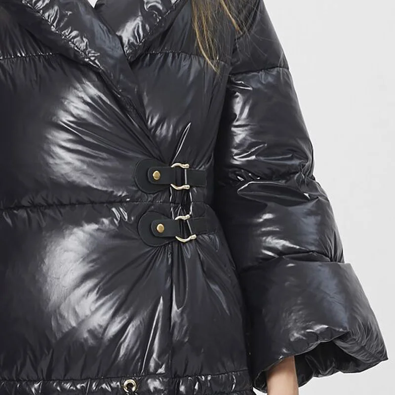 Куртка женская длинная теплая белая большого размера 2019|jacket down|jacket down womenjacket fashion |