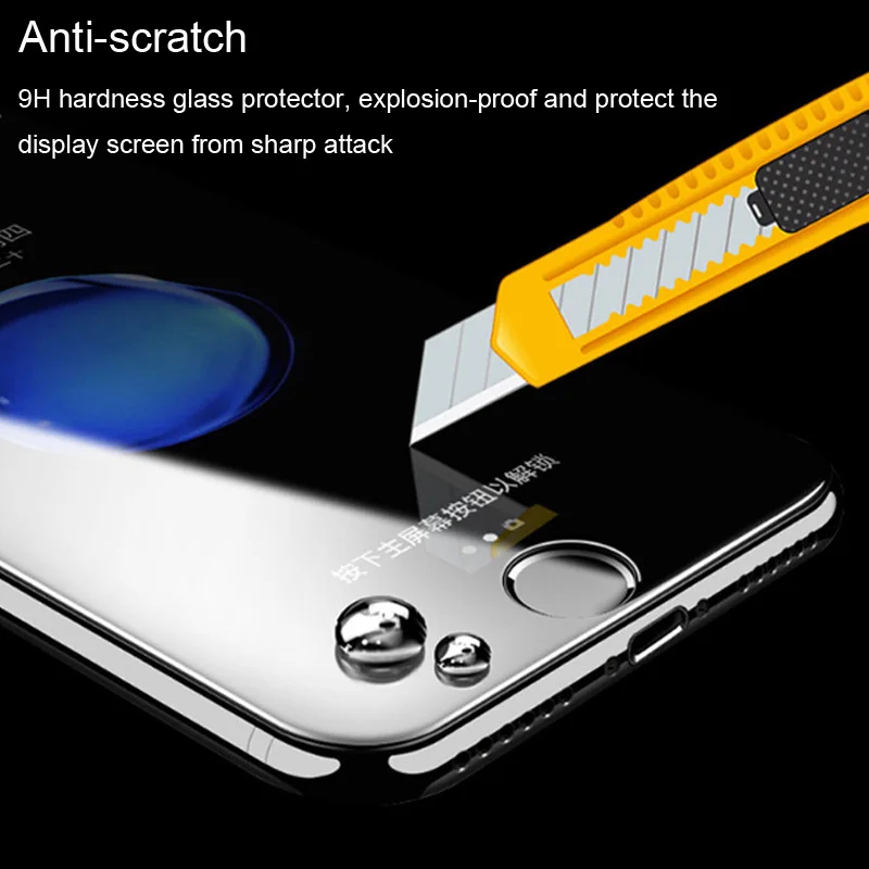 SMILYOU 5D экран протектор для iPhone 8 7 6 6s Plus 8 7 Plus полное покрытие стекло для iPhone X XR XS Max Закаленное стекло пленка