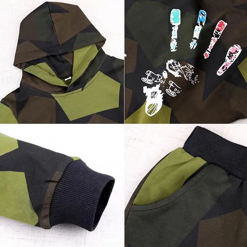 Kids Clothing Autumn Boys Sets Camouflage Clothes Boy Teenager Tracksuit Children Sports Suits | Детская одежда и обувь