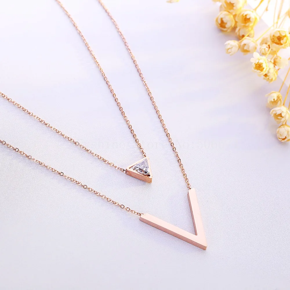 2018 модные ювелирные изделия Чокер полые звезда V циркон ожерелья Bijoux Femme