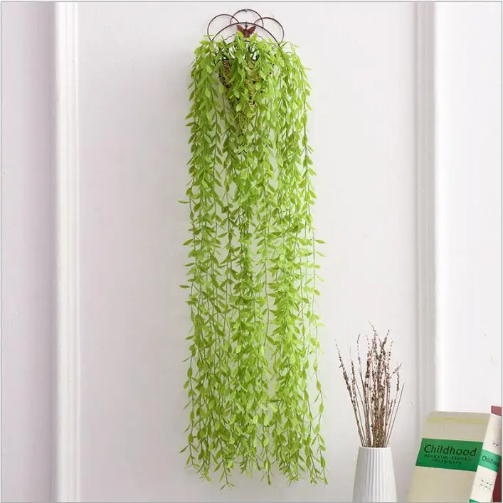 10 pcs Simulation wicker rattan 100 cm Artificial flowers Arrange for wedding decoration Vines hang from the ceiling | Дом и сад