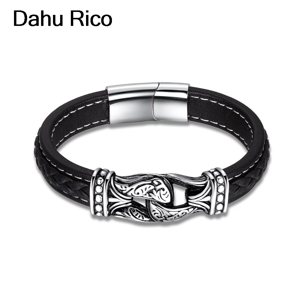leather stainless steel bijoux tibetan bracelet world of warcraft personalized tennis Dahu Rico bracelets | Украшения и