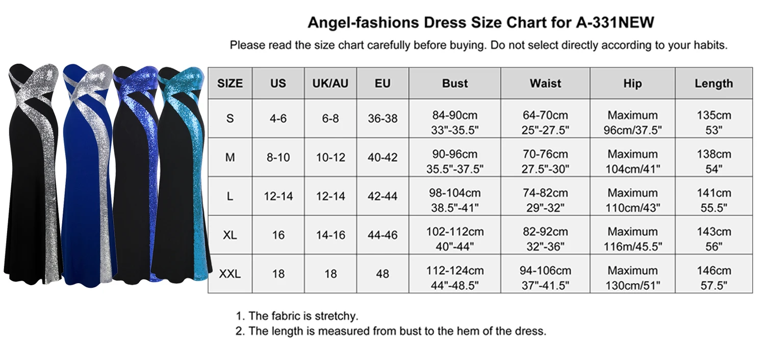 Длинное платье для выпускного вечера Angel-Fashion Женская без бретелек крест-накрест Классическая Русалочка вечерние платья синий белый 331