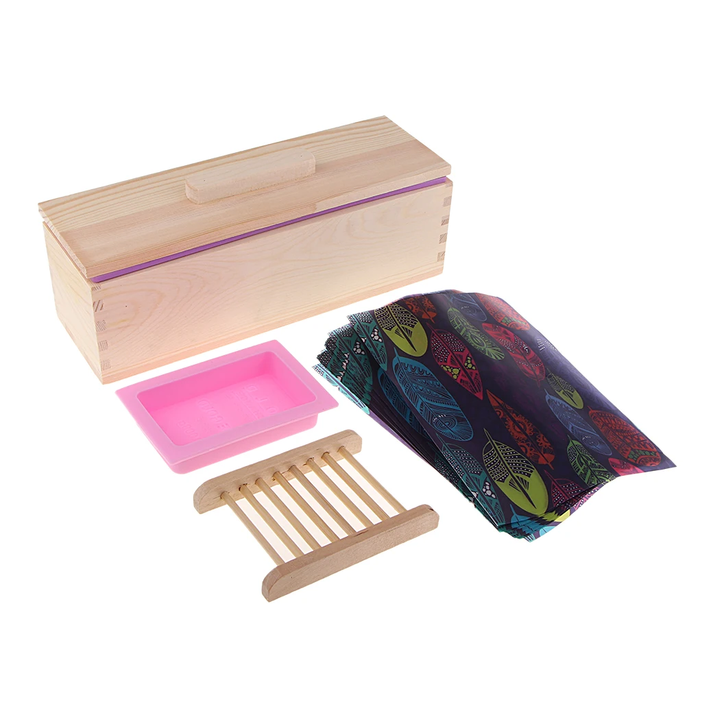 Наборы инструментов для мыла-форма в виде булочек с двумя отверстиями деревянной