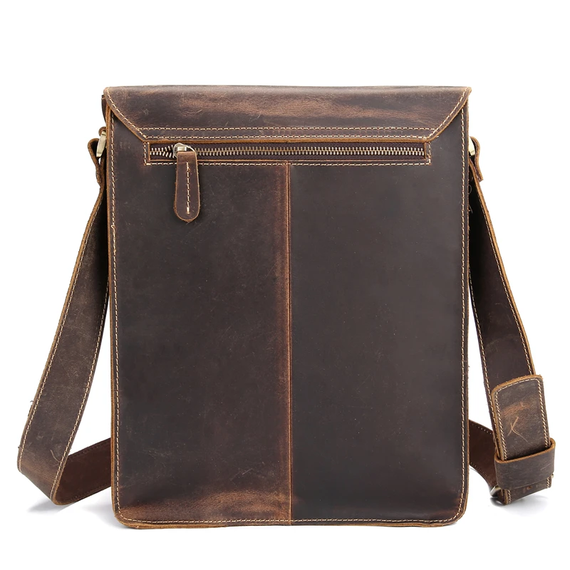 Сумка из натуральной яловой кожи мужская сумка через плечо ретро портфель с