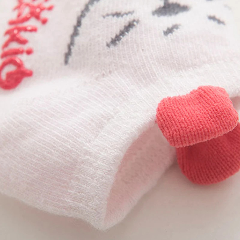 Infant kids socks Spring autumn cartoon mouse/cow design boy/girls floor anti-slip children shoes 0-24m | Детская одежда и обувь