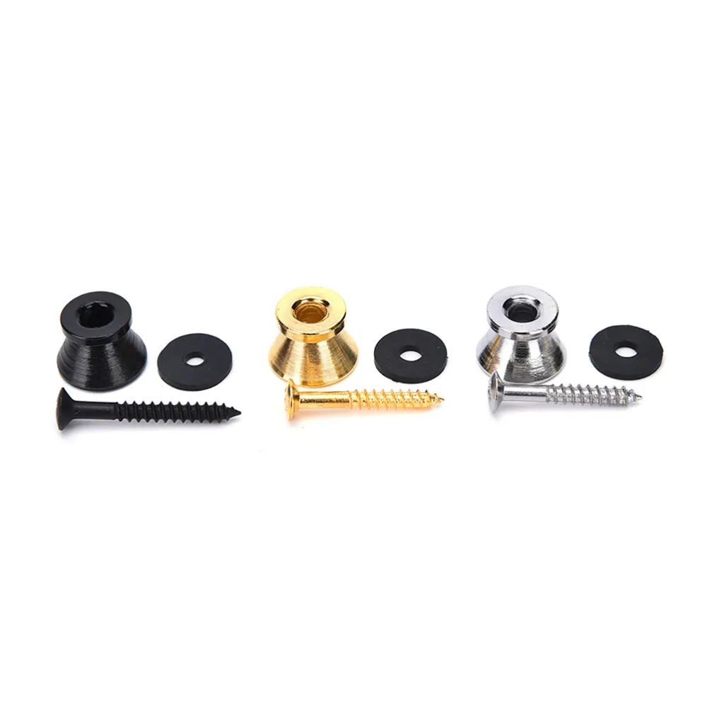 

2 Set Straplocks for Electric Guitar Parts Guitar Strap Buttons Strap Locks