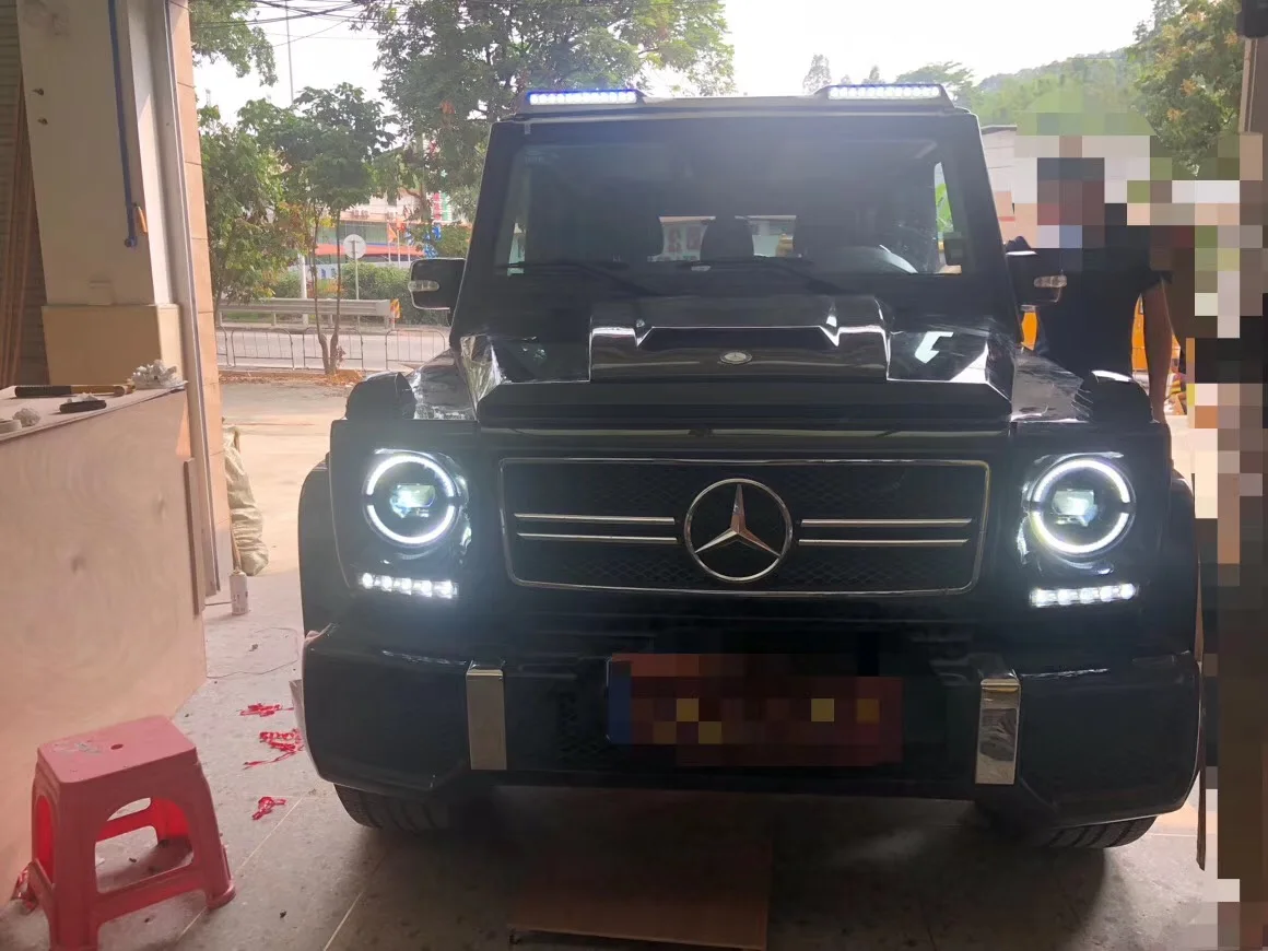 W463 G-CLASS W463 G63 G65 G55 G500 головной свет лампы головной светильник с Дневной светильник старых к новым W464 головной светильник 1990-2017y
