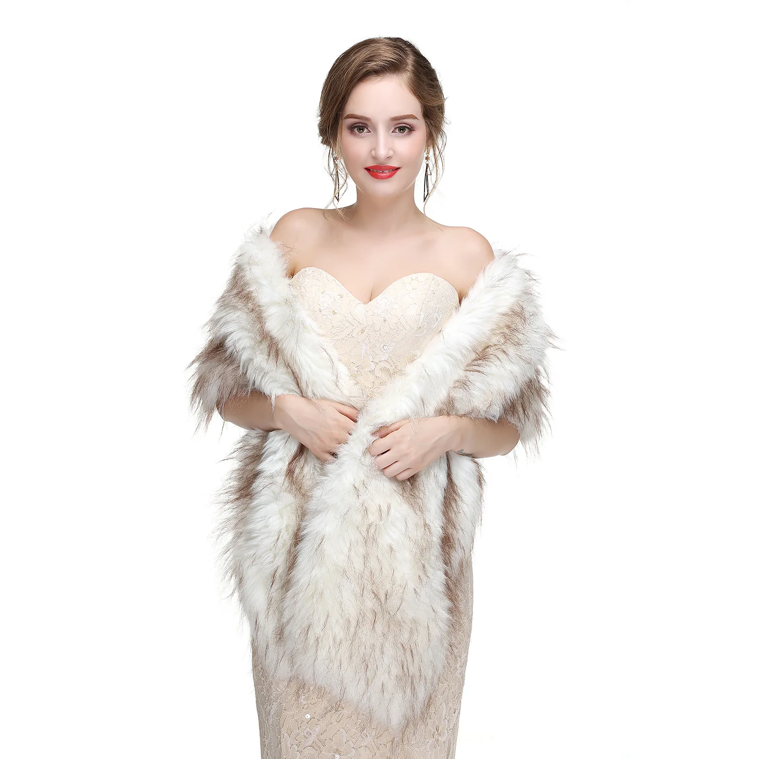 Новые женские болеро из искусственного меха палантины высокого качества