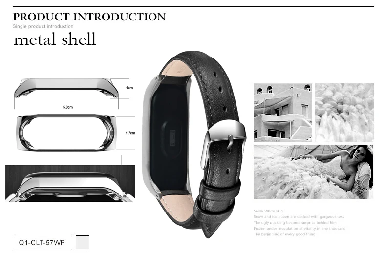 Кожаный ремешок для часов Xiaomi mi Band 3 и mi Band 2 ремешок для часов Ремешок для Xiao mi аксессуары браслет mi Band 3 ремешок
