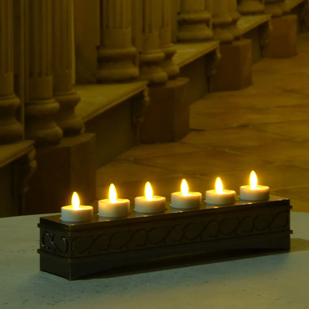 Luminara Рождество светодио дный led свечи перезаряжаемые Tealight желтый свет