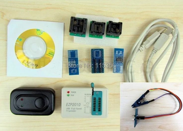 Бесплатная доставка Новый EZP2011 с новым IC зажим 6 адаптеры для обновления от EZP2010/24