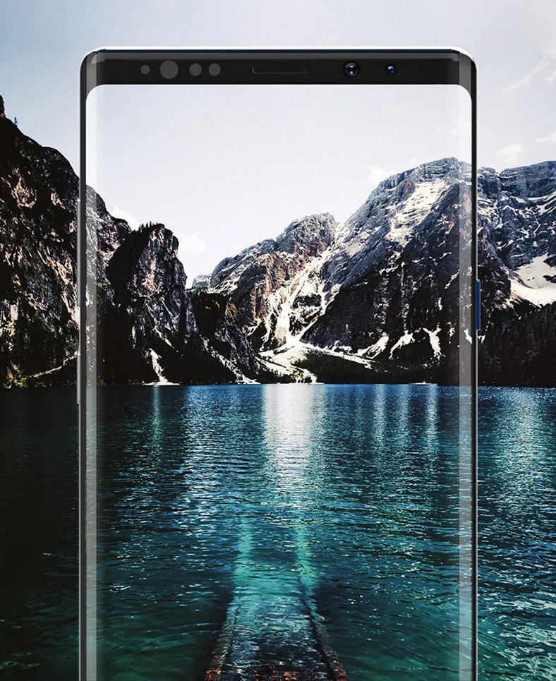 3D изогнутая Защитная пленка для экрана SAMSUNG NOTE8 Защитное стекло NOTE9 защитная из