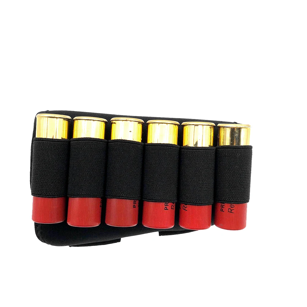 16 x 10 CM hunting Cartridge Belt Airsoft Tactical 6 Shots 12 20 Gauge Shot gun Shell Bandolier Ammo Adjustable Military Holster