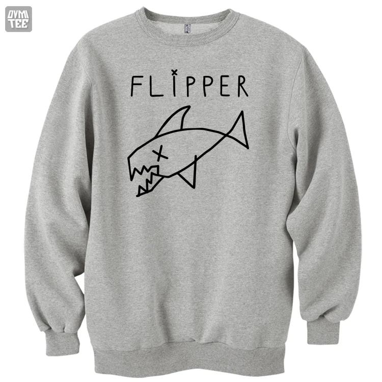 Толстовка Flipper Kurt Cobain Rock для мужчин плотный пуловер теплая одежда зимы и осени|band