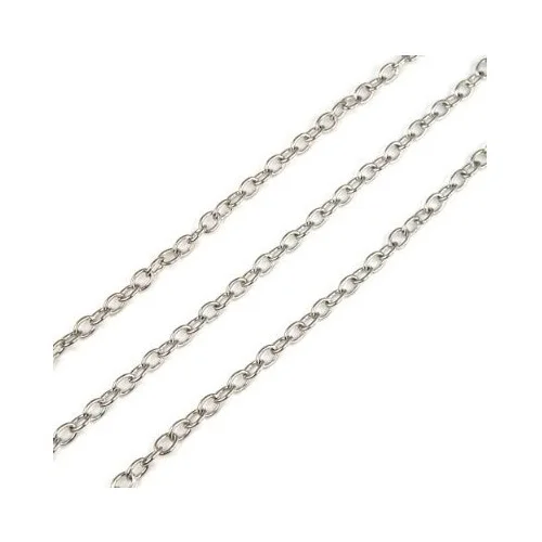 2 Meters Long Silver Plated Fine Chain Jewelry Making Fashion Findings DIY Gift | Украшения и аксессуары