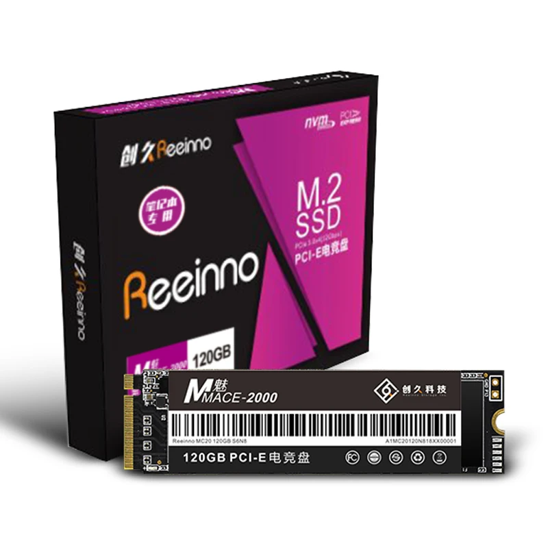 Reeinno SSD M2 240 ГБ 128 Гб PCIe NVMe 2280 HD 3D NAND Суперскоростной твердотельный накопитель для настольного ноутбука