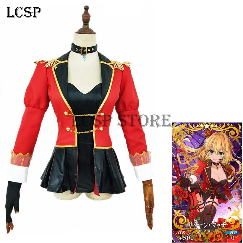 LCSP новинка 2018 FGO Battle in New York nero костюм для косплея униформа японского аниме Fate