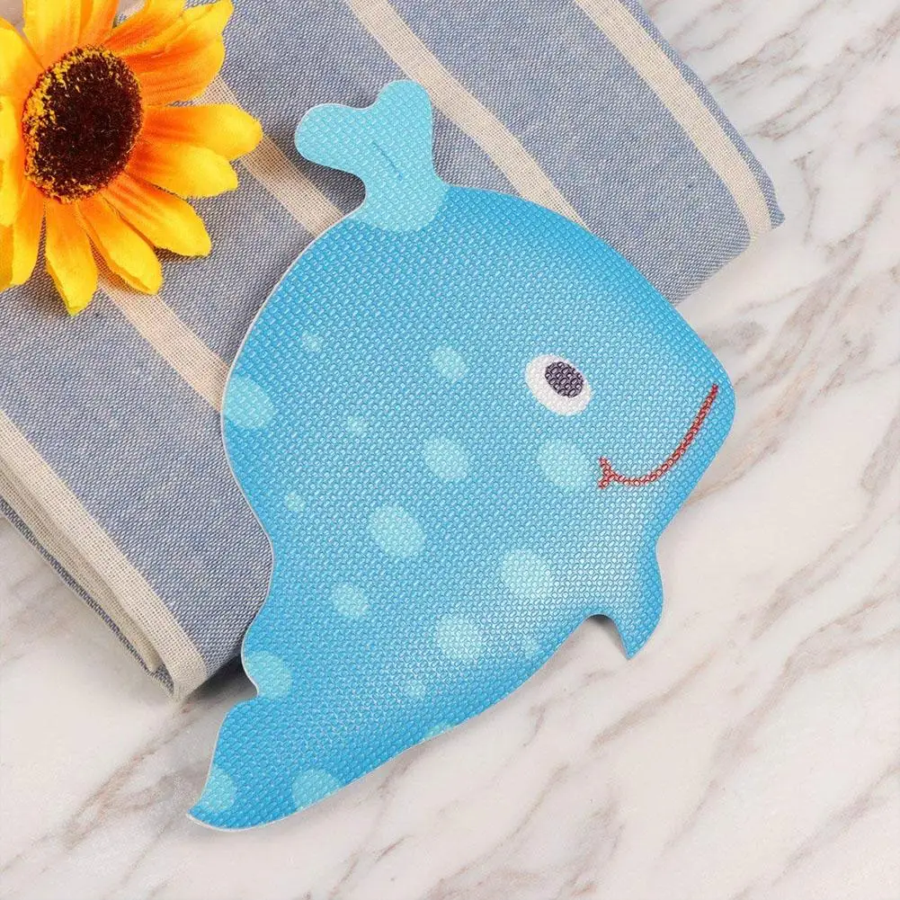 5 Pcs Innovative Whale Or Shark Pattern Non Slip Bath Stickers Strong Adhesive Tub For Bathroom Mat Shower Room Floor | Дом и сад