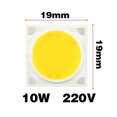 10w RAYWAY 5 шт. умный IC светодиодный COB Чип 30 Вт 25 Вт 20 Вт 15 Вт 10 Вт 7 Вт 5 Вт AC 220 В Высокий люмен Cree светодиодный чип для лампы DIY Точечный светильник из бисера - Испускаемый цвет: 10w