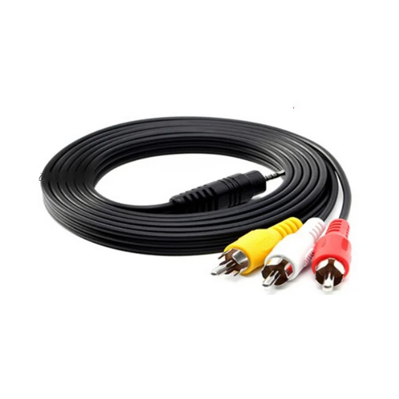 I Key Buy 3M AV Able 3 5mm Audio Kit Ane Three Lotus Line 3RCA аудио и видео кабель 5 хроматический